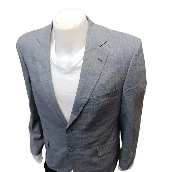 Cigliano Couture Grey Blazer Size  42R - Picture 2 of 10